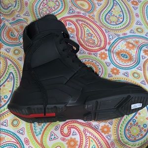 Prada Boots Nabuk Tech Nero
